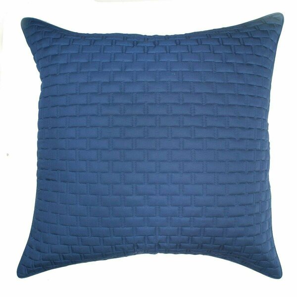 Bedvoyage Rayon from Bamboo Quilted Euro Sham - Indigo 16980744